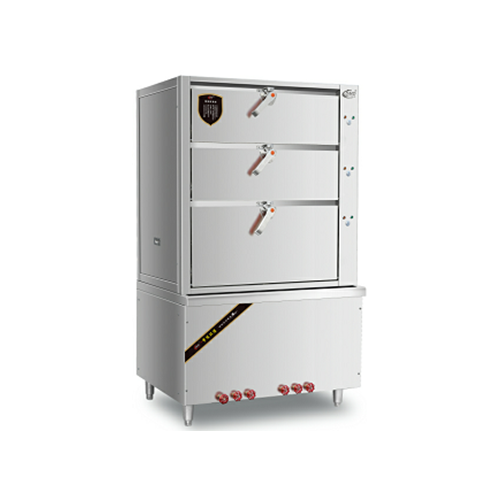 实用型三门海鲜电蒸柜（分胆款）